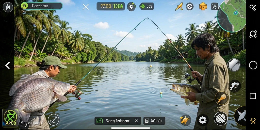 Screenshot utama API88 menampilkan petualangan memancing yang seru.