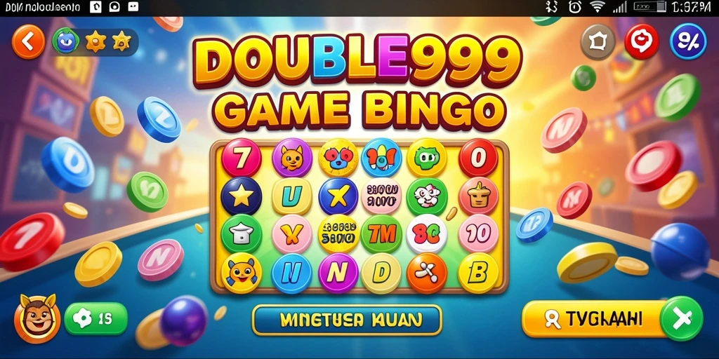 Screenshot gameplay Bingo yang menarik dan penuh warna.