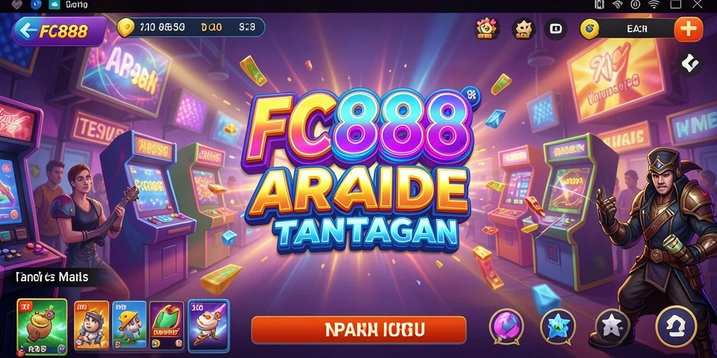 Tampilan menarik dari gameplay seru FC888 di arena Arcade.