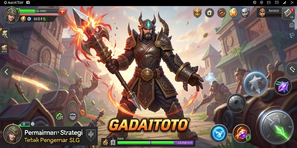 Screenshot GADAITOTO menampilkan gameplay strategi yang intens.