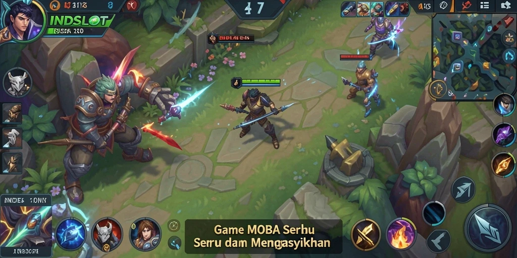 Tampilan gameplay seru dari INDSLOT yang mengajak pemain terlibat.