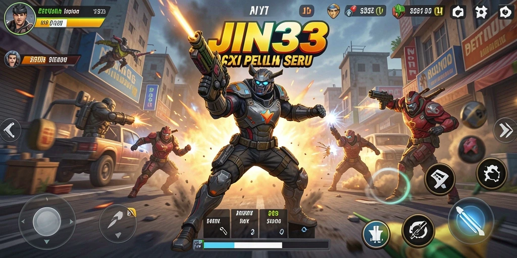 Tampilan gameplay seru dari game JIN33 yang penuh aksi.
