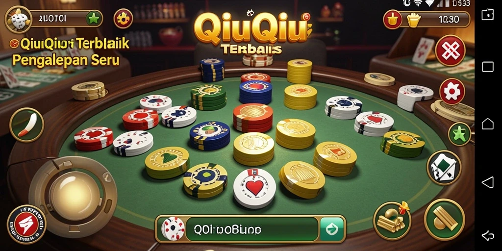 Tampilan exciting dari gameplay QiuQiu dalam MPO303.