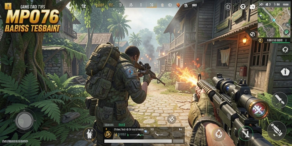 Tampilan gameplay MPO76 yang seru dan mendebarkan.