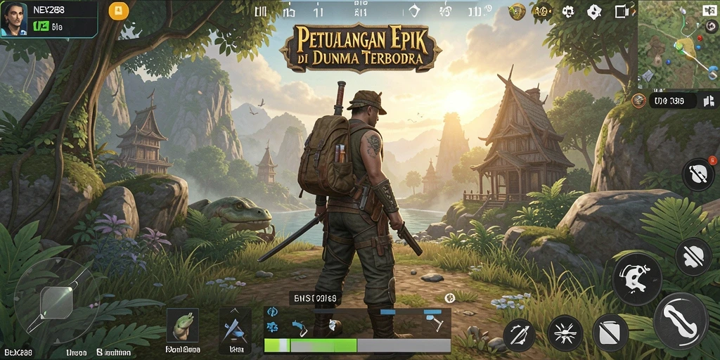 Gameplay NEX288 yang mengasyikkan dalam dunia terbuka.