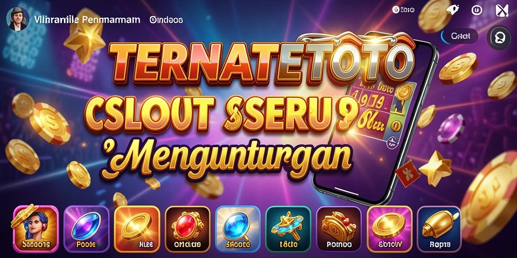 Screenshot gameplay TERNATETOTO menampilkan mesin Slot yang menarik dan penuh warna.